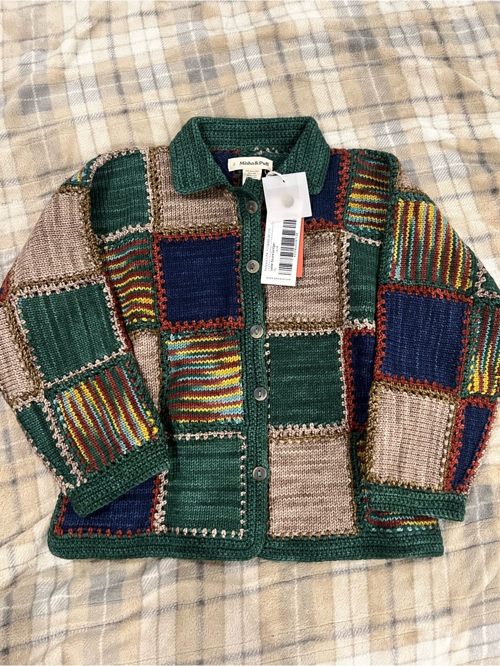 Misha + Puff Ladder Square Cardigan